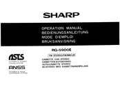 Sharp RG-5900E Bedienungsanleitung