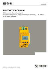 Bender LINETRAXX RCMA420 Handbuch