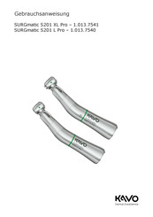 KaVo Dental SURGmatic S201 XL Pro Gebrauchsanweisung