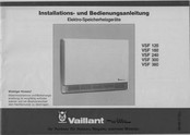 Vaillant VSF 240 Installations- Und Bedienungsanleitung