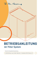 Mr Beam Air Filter System Betriebsanleitung