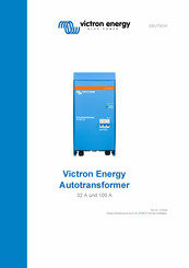 Victron energy Autotransformer 100 A Anleitung