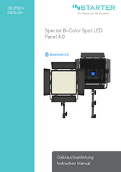 walser Instarter Spectar Bi-Color Spot LED Panel 4.0 Gebrauchsanleitung