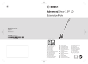 Bosch AdvancedShear 18V-10 Extension Pole Originalbetriebsanleitung