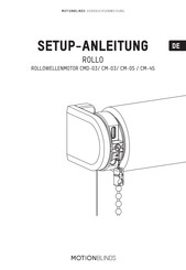 MotionBlinds ROLLO CM-03 Einrichtungsanleitung