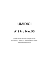 UMIDIGI A13 Pro Max Benutzerhandbuch