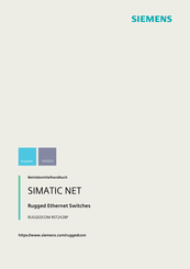 Siemens SIMATIC NET RUGGEDCOM RST2428P Bedienungsanleitung