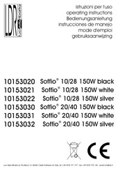 LDR Soffio 20/40 150W black Bedienungsanleitung