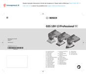 Bosch GSS 18V-13 Professional Originalbetriebsanleitung