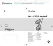 Bosch GDS 18V-300 Professional Originalbetriebsanleitung