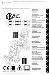 Annovi Reverberi Blue Clean 1004 Übersetzung Der Originalanleitung