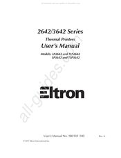 Eltron TLP2642 Bedienungsanleitung