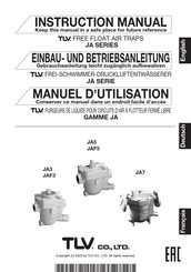 TLV JA Serie Einbau- Und Betriebsanleitung