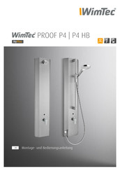 WimTec SanTec PROOF P4 Montage- Und Bedienungsanleitung