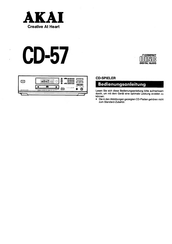 Akai CD-57 Bedienungsanleitung
