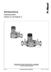 ProMinent Hydro/ 3 Betriebsanleitung