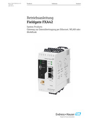 Endress+Hauser Fieldgate FXA42 Betriebsanleitung