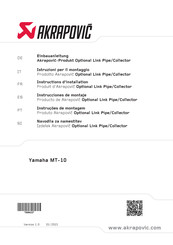 Akrapovic Link Pipe Bedienungsanleitung