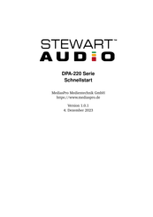 Stewart Audio POWERCORE DPA-220 Serie Schnellstart