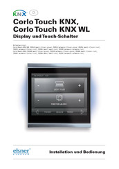 elsner elektronik Corlo Touch KNX Serie Installation Und Bedienung