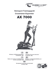 Christopeit Sport AX 7000 Montage- Und Bedienungsanleitung