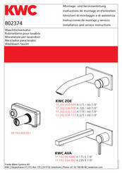 KWC AVA 11.192.034.000 Montageanleitung