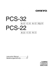 Onkyo PCS-22 Bedienungsanleitung