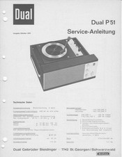 Dual P 51 Serviceanleitung