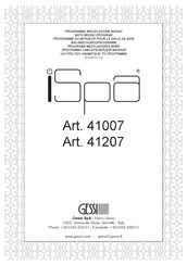 Gessi iSpa 41007 Montageanleitung