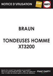 Braun XT3200 Bedienungsanleitung
