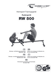 Christopeit Sport RW 500 Montage- Und Bedienungsanleitung