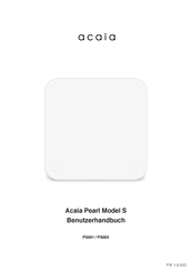 acaia Pearl S PS002 Bedienungsanleitung
