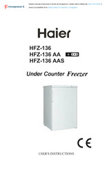 Haier HFZ-136 AA Benutzungshinweise