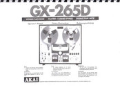 Akai GX-256D Bedienungsanleitung