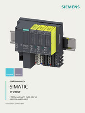Siemens F-TM ServoDrive ST 1x24..48V 5A Gerätehandbuch
