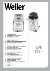 Weller WFE FT12 Originalbetriebsanleitung
