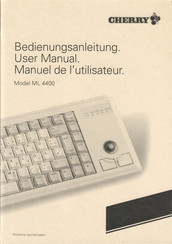 Cherry ML 4400 Bedienungsanleitung