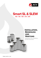 Acv Smart SL 100 Installation, Bedienung Und Wartung