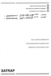 Satrap economic 263+127 CB Aufstell- Und Gebrauchsanweisung