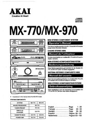 Akai MX-970 Bedienungsanleitung