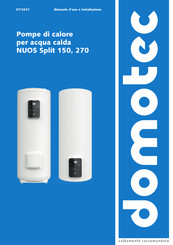 Domotec NUOS Split 270 Bedienungsanleitung