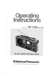 Panasonic RF-1130 LBE Bedienungsanleitung