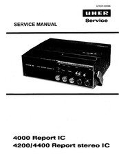 uher 4000 Report IC Serviceanleitung