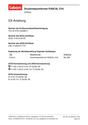 LABOM PASCAL CV4 Serie Anleitung