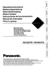 Panasonic NN-M537W Bedienungsanleitung