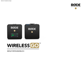 Rode Microphones WIRELESS GO Benutzerhandbuch