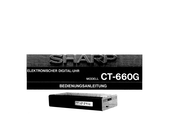 Sharp CT-660G Bedienungsanleitung