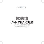 Avanca 2+2 USB car charger Bedienungsanleitung