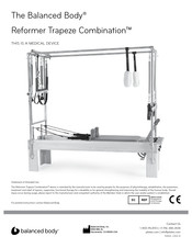 Balanced Body Reformer Trapeze Combination Bedienungsanleitung