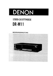 Denon DR-M11 Bedienungsanleitung